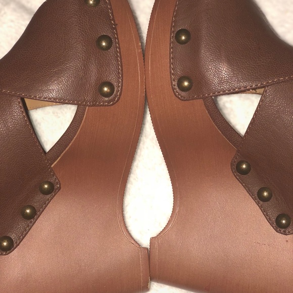 Nine West Shoes - Nine West Leather Wedges